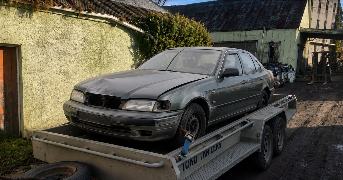 Tow truck loading a car for vehicle collection in Wanaka