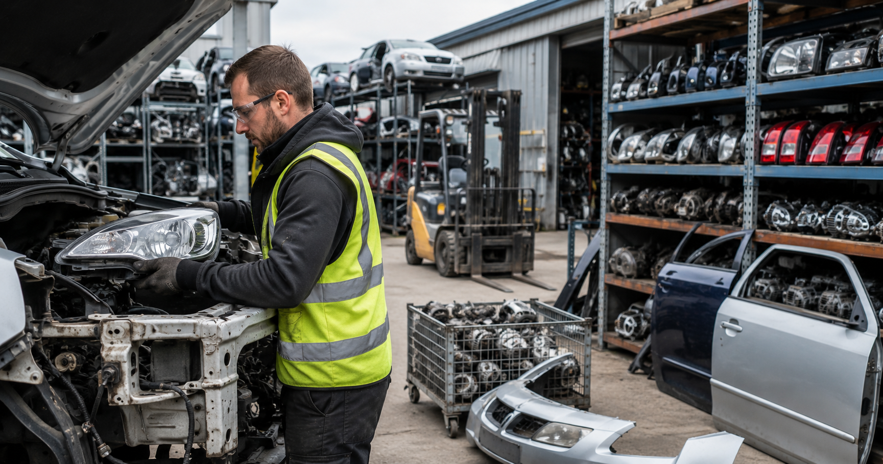 Used auto parts available from a car wrecker in Wanaka